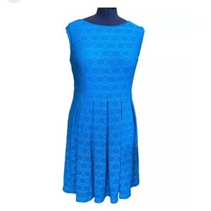 New York & Company Blue Lace Dress